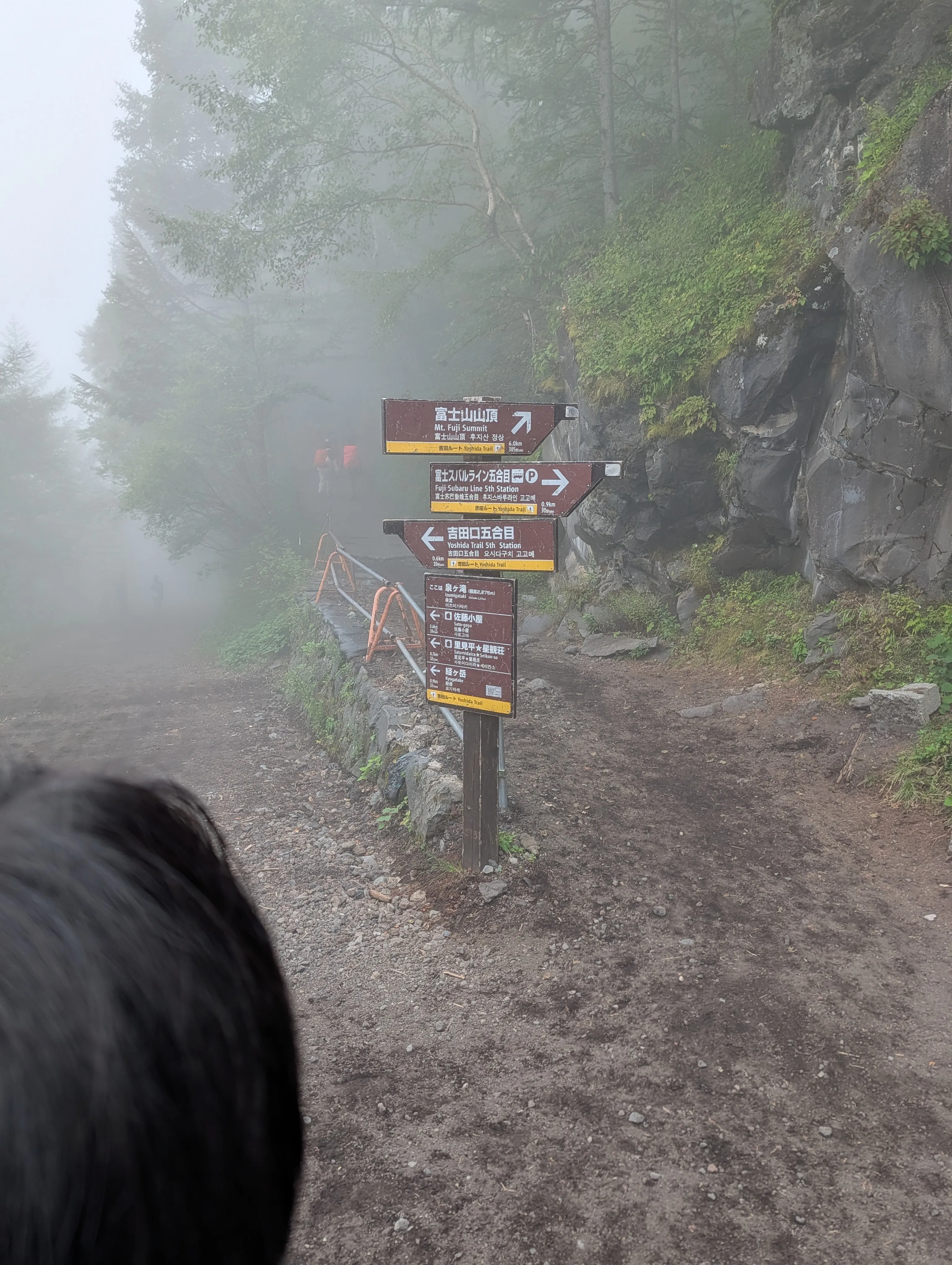 登山路上的指標